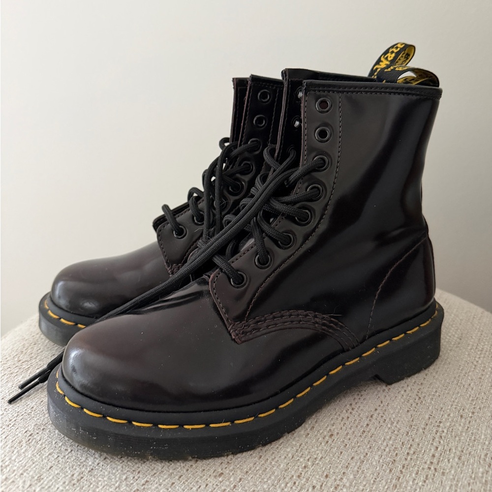 Dark Burgundy Dr Martins